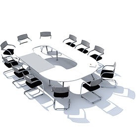 Meeting roundtable 3D Object | FREE Artlantis Objects Download